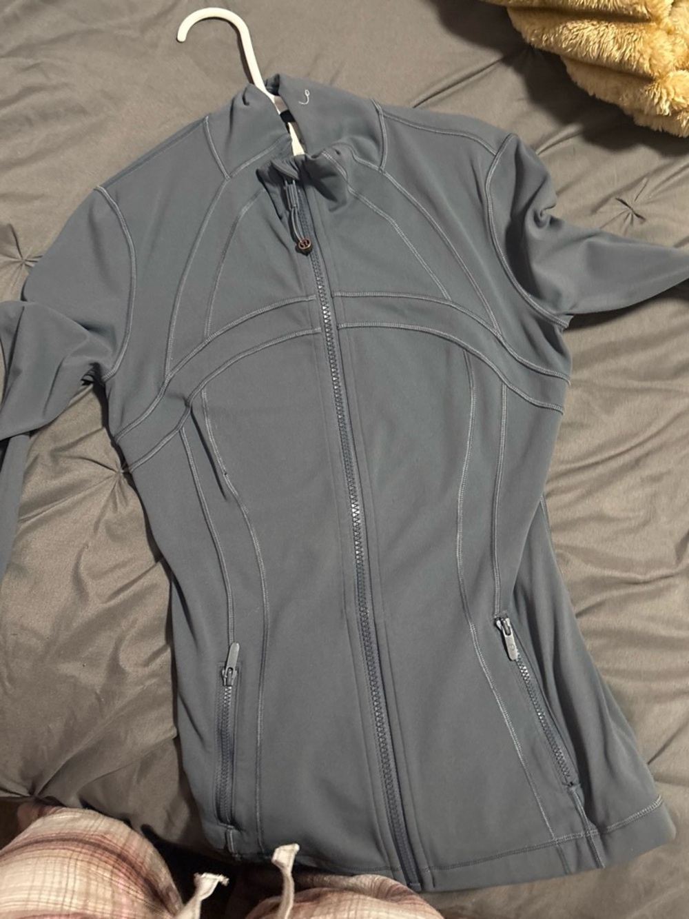 lululemon athletica Slate Gray Contour Zip-Up Jacket